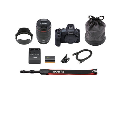 Canon EOS R5 con lente 24-105mm L IS USM Cámara