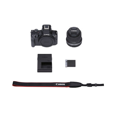 Canon EOS R50 con lente RF-S 18-45mm IS STM (negro) Cámara