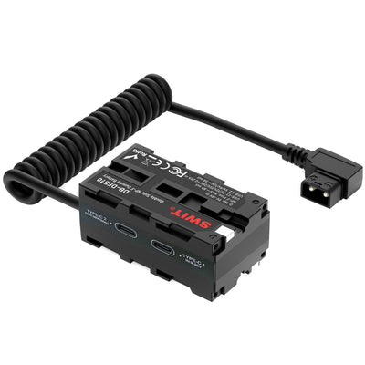 Batería ficticia SWIT de doble cara NP-F con USB-C