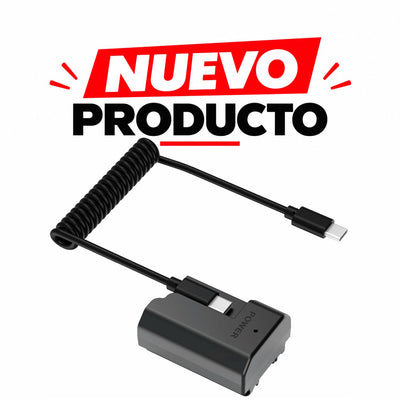 Batería simulada SWIT para Sony NP-FZ100 con puerto de entrada USB-C PD y cable en espiral (27")