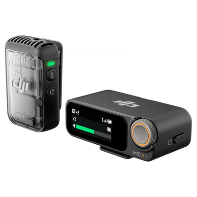 DJI Mic 2 Sistema/grabador de micrófono inalámbrico digital compacto para cámara y teléfono inteligente (2.4 GHz)
