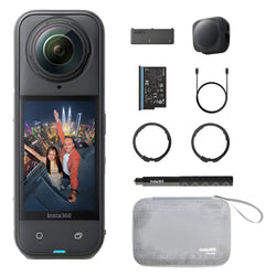 Cámara de acción Insta360 X5 360° 8K (Paquete esencial)