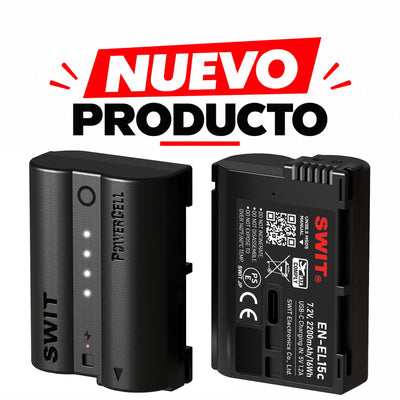 Batería SWIT PowerCell EN-EL15c con USB-C para cámaras Nikon seleccionadas (2200 mAh)