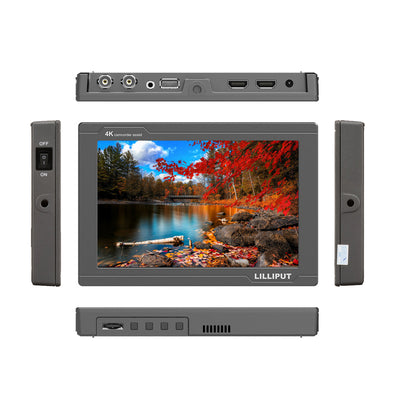 Monitor Lilliput FS7 7" 4K HDMI/3G-SDI con placa tipo serie L