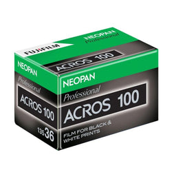 Película negativa FUJIFILM Neopan 100 Acros II en blanco y negro (rollo de película de 35mm, 36 exposiciones)