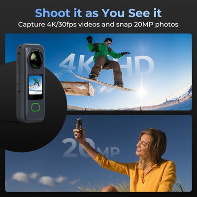 Cámara de Acción 4K K&F Concept M3 con EIS y Memoria de 64GB