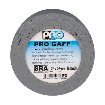 ProTapes Pro Cinta adhesiva Gaffer (2" x 55 yd /  5.1 cm x 50.3 m, Gris)