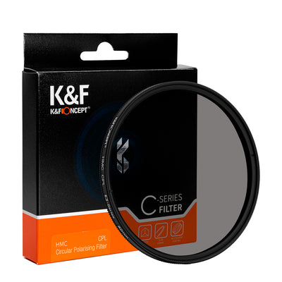 K&F Concept Filtro polarizador circular delgado multicapa Classic Series (49mm)