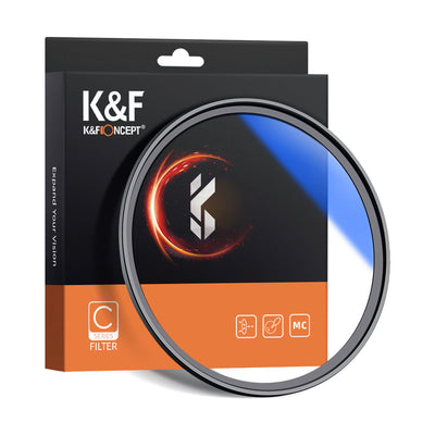K&F Filtro UV (77mm) multicapa azul, Concept, delgado