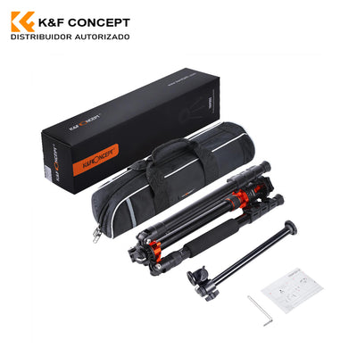 Tripie K&F Concept K234A7 Aleación de Aluminio con Cabezal 360°