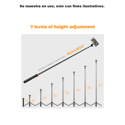 Trípode magnético para selfies K&F Concept MS19