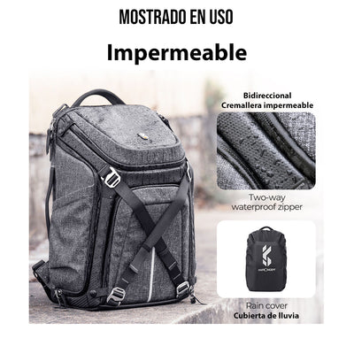 Mochila K&F Concept Alpha (Gris, 25 L)