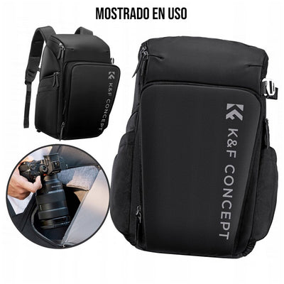 K&F Concept Alpha Air 25L Expansible Mochila Backpack (Negro)