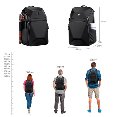 K&F Concept Beta  Backpack Mochila de fotografía (Negro, 20L)