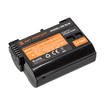 K&F Concept Tipo EN-EL15 para Nikon Batería Recargable