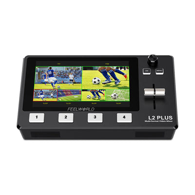 FeelWorld HDMI Live Stream Switcher with Built-In 5.5" LCD Monitor