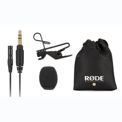 RODE Lavalier GO Micrófono Lavalier omnidireccional para sistemas inalámbricos GO (negro)