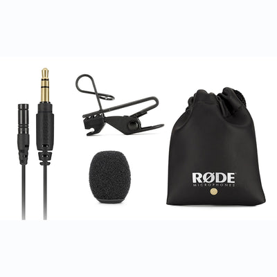 RODE Lavalier GO Micrófono Lavalier omnidireccional para sistemas inalámbricos GO (negro)