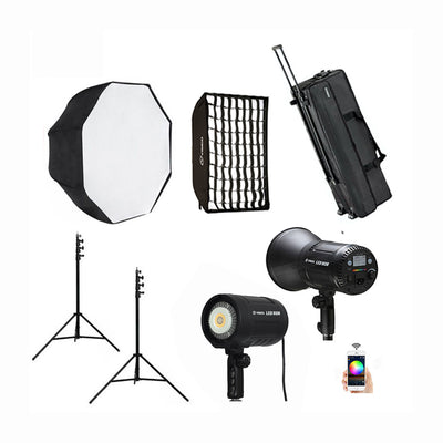 Kit 2 x Luces LED VISICO  80R  (RGB Total 160W)