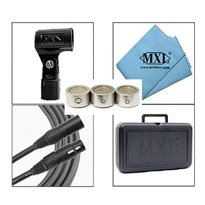 Micrófono de condensador portátil MXL LSC-1 (níquel)