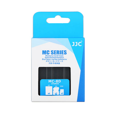 JJC MC-8D Estuche para tarjeta de memoria (1 CF, 2 SD, 2 MSD)