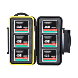 JJC MC-CF6 Estuche para tarjeta de memoria (6 tarjetas CF)