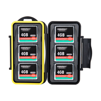 JJC MC-CF6 Estuche para tarjeta de memoria (6 tarjetas CF)