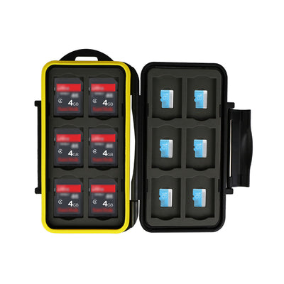 JJC MC-SDMSD24 Estuche para tarjetas de memoria (Tipos de tarjetas disponibles 12 SD, 12 MSD)