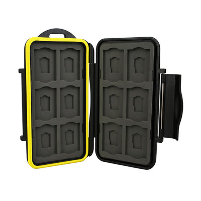 JJC MC-SDMSD24 Estuche para tarjetas de memoria (Tipos de tarjetas disponibles 12 SD, 12 MSD)