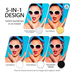 NiceFoto Reflector 5 en 1 82cm