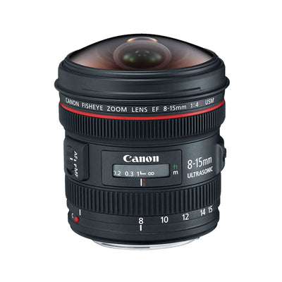 Canon EF 8-15mm f/4L Lente ojo de pez USM