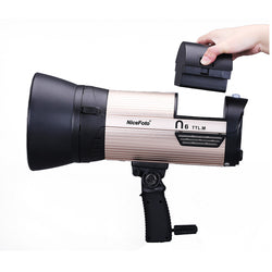 NiceFoto Flash Estudio N6 TTL.M con transmisor y batería