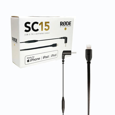 RODE SC15 Cable accesorio Lightning USB tipo C a Lightning (11,8" / 30 cm")