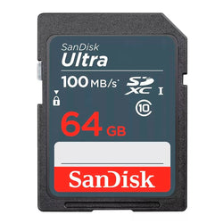 Tarjeta de memoria SanDisk Extreme Plus UHS-I SDHC de 64GB (Clase 10)