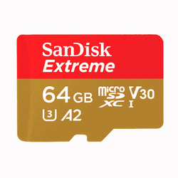 Tarjeta de memoria microSDXC SanDisk Extreme UHS-I de 64GB