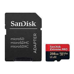 Tarjeta microSDXC UHS-I SanDisk Extreme PRO con adaptador de 256GB