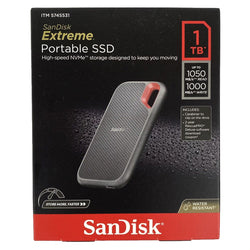 SanDisk 1TB Extreme Portable SSD V2 (Negro)