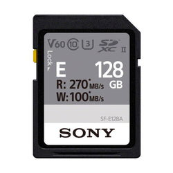 Tarjeta de memoria Sony SDXC UHS-II serie SF-E de 128GB