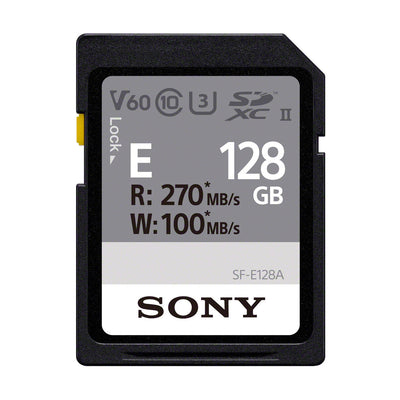 Tarjeta de memoria Sony SDXC UHS-II serie SF-E de 128GB