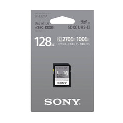 Tarjeta de memoria Sony SDXC UHS-II serie SF-E de 128GB
