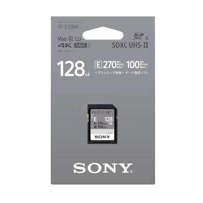 Tarjeta de memoria Sony SDXC UHS-II serie SF-E de 128GB