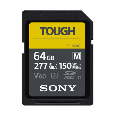 Tarjeta de memoria SDXC Sony SF-M Tough Series UHS-II de 64GB