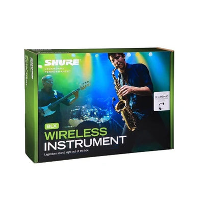 Sistema de micrófono inalámbrico cardioide para instrumentos Shure BLX14/B98 (H11: 572 a 596 MHz)