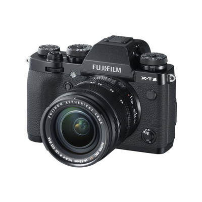 FUJIFILM X-T3 con lente de 18-55mm (negro)
