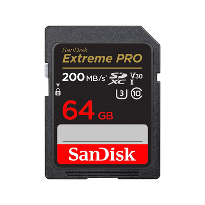 Tarjeta de memoria SanDisk Extreme PRO UHS-I SDXC de 64GB