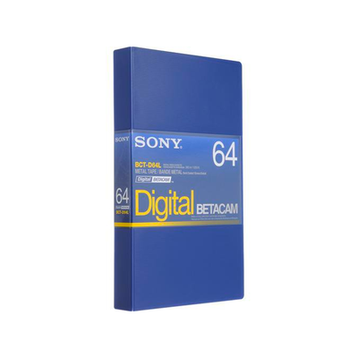Sony BCT-D64L Casete de vídeo Betacam digital de 64 minutos en estuche para álbum (grande)