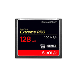 SanDisk Tarjeta de memoria CompactFlash Extreme Pro de 128GB (160MB/s)