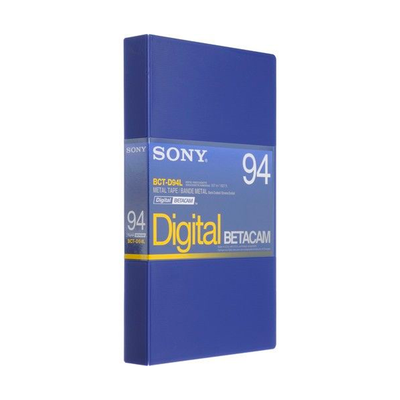 Sony BCT-D94L Cinta de vídeo Betacam digital de 94 minutos en estuche para álbum (grande)