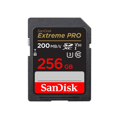 Tarjeta de memoria SanDisk Extreme PRO UHS-I SDXC de 256GB