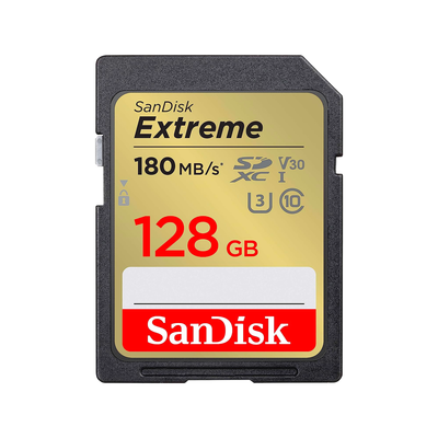 Tarjeta de memoria SanDisk Extreme UHS-I SDXC de 128GB